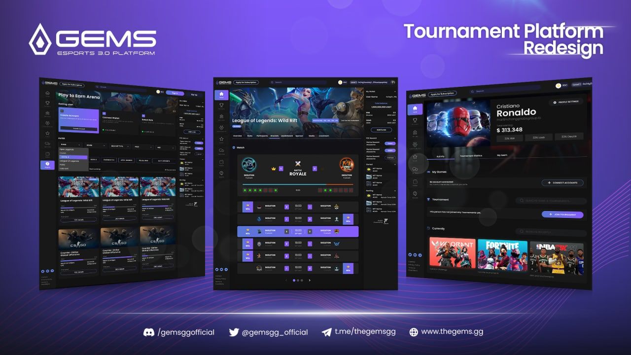 Esports Tournament Software Development. Esports Platform